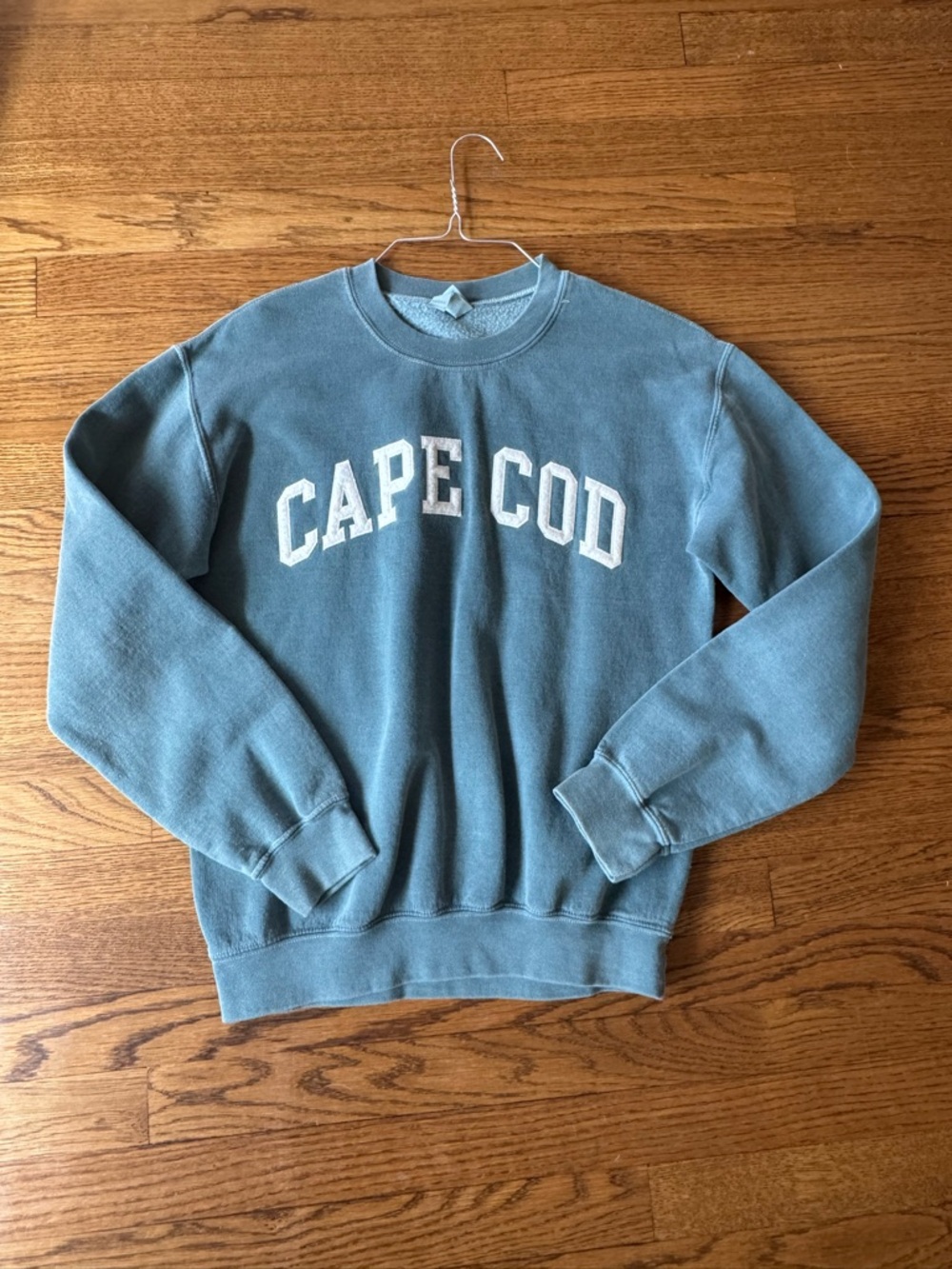 Cape Cod Green-Gray Cozy Crewneck